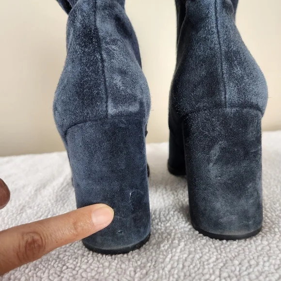 Arturo Chiang Rakel Ankle Boots / Black Suede / SZ 8 - Picture 7 of 8